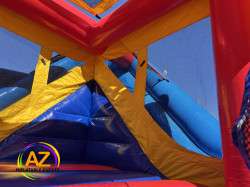Primary Color No Theme 7n1 Slide Bounce House Combo