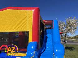 Primary Color No Theme 7n1 Slide Bounce House Combo