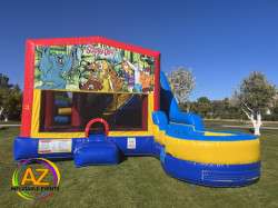 Scooby Doo 7n1 Slide Bounce House Combo