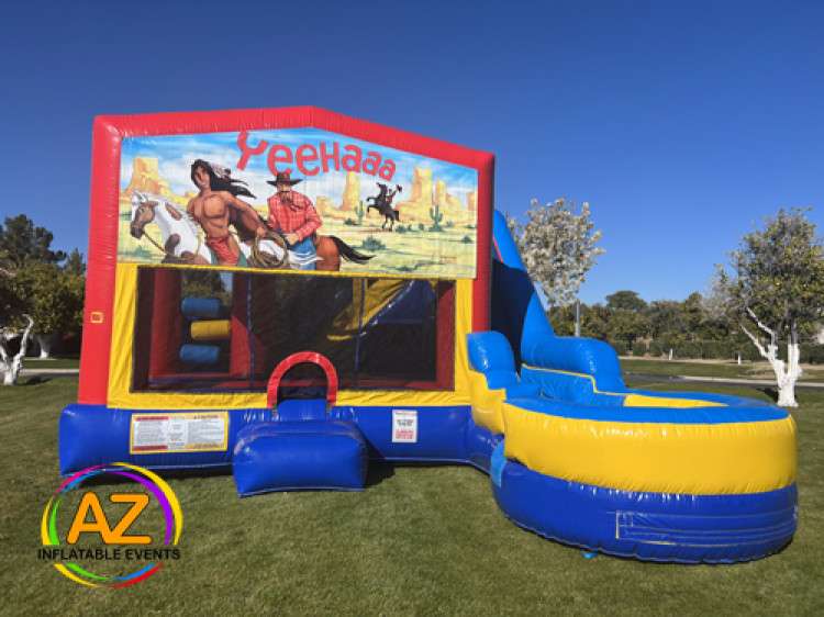 Western 7n1 Slide Bounce House Combo