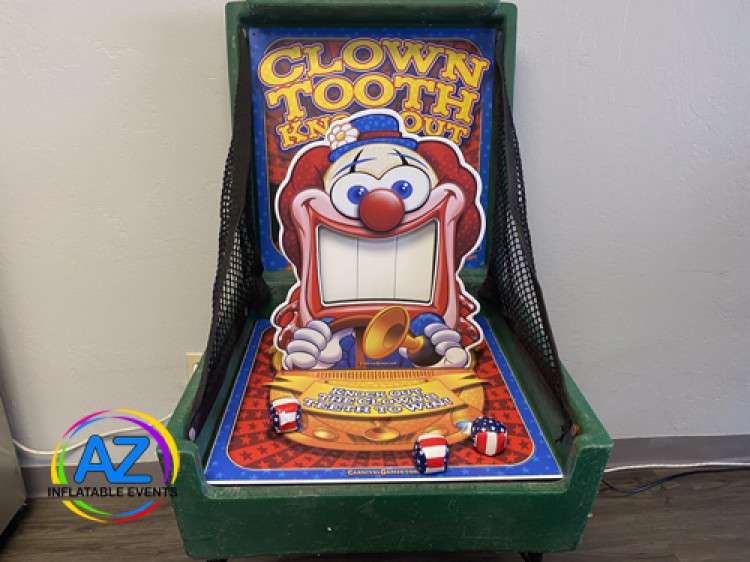 Clown Tooth Knock Out  Carnival Game