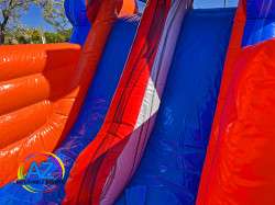 Construction Double Slide Bounce House Combo