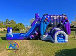 Gamer Double Slide Bounce House Combo