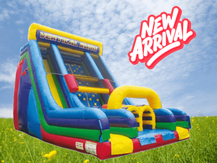 Vertical Rush Inflatable Slide