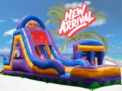 Tropical Rush Obstacle Course Water Slide