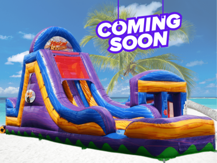 Tropical Rush Obstacle Course Water Slide
