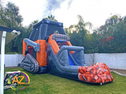 Skid Loader Slide Bounce House Combo