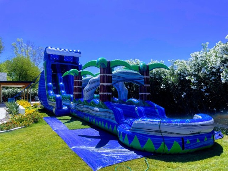 Double Lane Tsunami w/ Slip N Slide