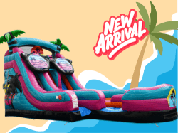 Beach Vibe Double Lane Water Slide
