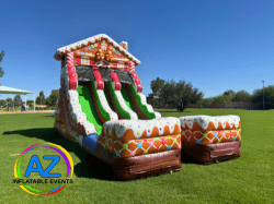 Gingerbread Christmas Double Lane Slide