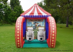 Inflatable Carnival Game - Milk Can Toss
