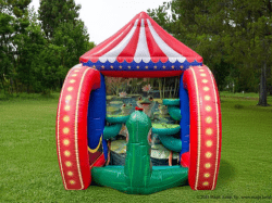 Inflatable Carnival Game - Frog Launcher