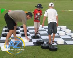 Giant Checkers Game